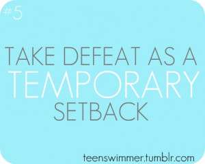 You're an obsessed swimmer