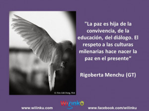 Rigoberta Menchú Tum es una líder indígena guatemalteca, miembro ...