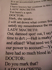 Out, Damned Spot!' (DaisyHodgson) Tags: macro quote shakespeare ...