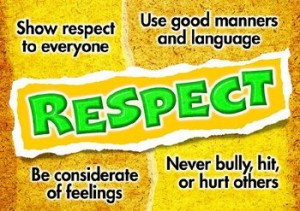 ... teaching respect to teenagers and how to help them consider this issue