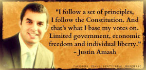 the constitution and that s what i base my votes on limited government ...