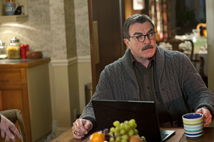 Blue Bloods, Tom Selleck, I'd share a cup of coffee with him!