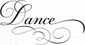 Show me more the word dance colouring pages
