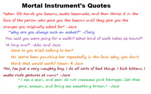 Go Back > Gallery For > Mortal Instruments Quotes