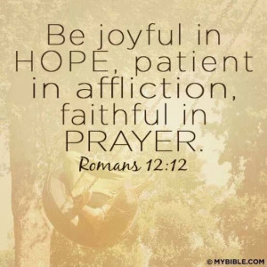 Be joyful...