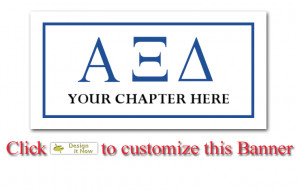 Home » Product Variation » Alpha Xi Delta Banner