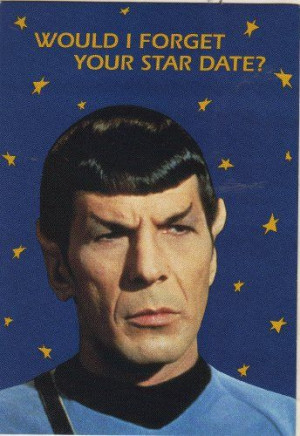 Star Trek Mr Spock Humor Birthday Card picture