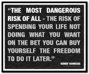 dangerous risk in life quote freedom life risks