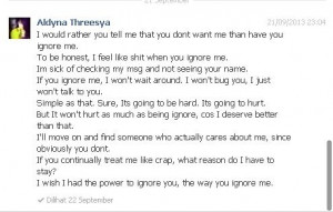 you treat me like shit