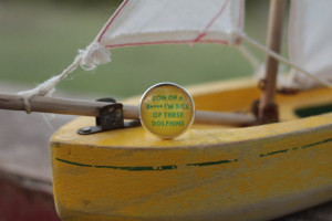 The Life Aquatic with Steve Zissou Dolphin quote ring