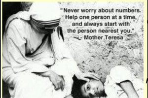 Serving Others Quotes Mother Teresa Mother teresa- helping others. via ...