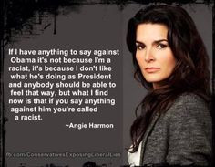 Angie Harmon is a strong conservative woman More