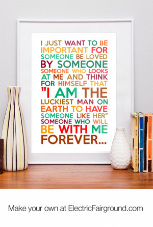 just want to be loved quotes