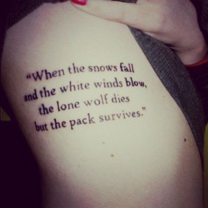 Quote Tattoo Game Of Thrones