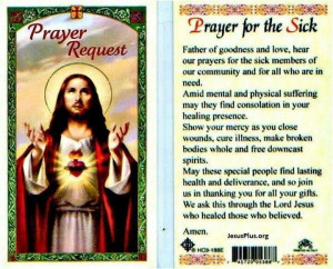 prayer for someone sick prayer for someone sick