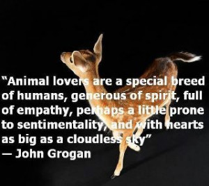Animals Lovers Are a Special Breed