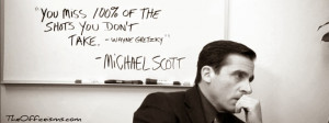 Michael Scott Wayne Gretzky Quote Facebook Cover Photo The Office