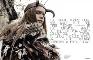 Fashion. The Night Abbey Wore Her Wolf Suit And Made Mischief!