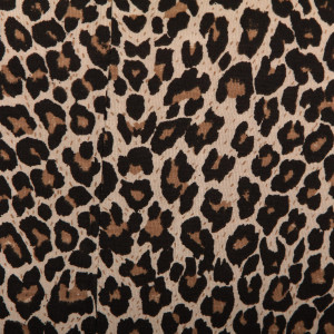 leopard print belted midi pencil skirt