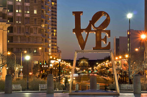 LOVE Statue in Love Park