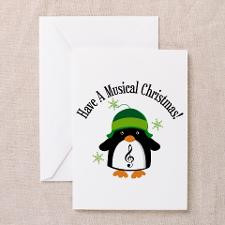 Musical Christmas Penguin Gift Greeting Cards (Pk for