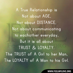 True Relationship Not About
