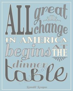 ... Quotes Instant, Ronald Reagan Quotes, Dinner Ideas, Weeknight Families