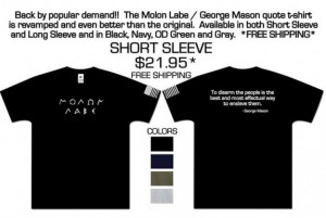 Molon Labe/George Mason Quote Shirts from AR15News.com