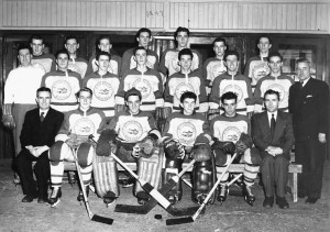 Photo de l'équipe des Citadelles de Québec, en 1947