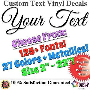 Custom-Text-Name-Quote-Vinyl-Car-Lettering-Auto-Truck-Personalized ...