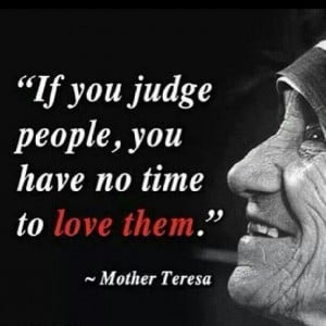 If you judge people.