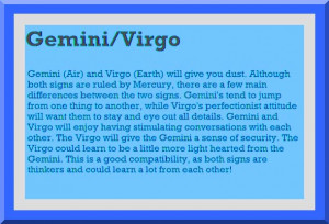 Match Love Gemini/ Virgo