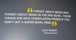 ... football hall of fame a quote from hall of fame player lynn swann