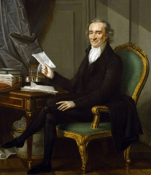 Thomas Paine, painted by Laurent Dabos