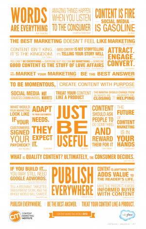 The Top 16 Content Marketing Quotes from #CMWorld 2013