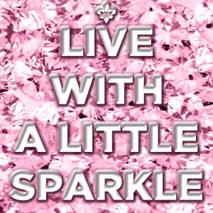 Live with a little sparkle. #Quote #MissMejeans