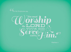 Serving Jesus should be a top priority in your life http://www ...