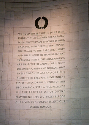 ... Quotation from the Declaration of Independence (c) 2008 Patty Hankins