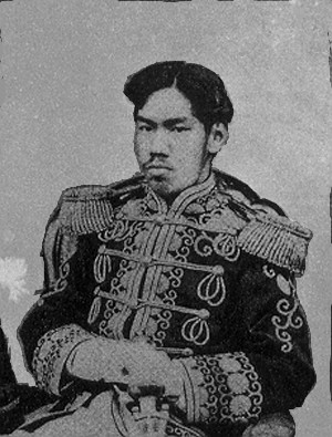 Emperor Meiji at Age 27 Meiji Restor