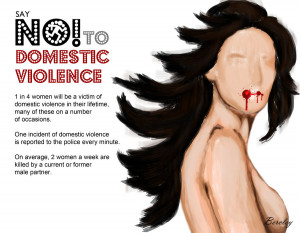 Say No to Domestic Violence by BERCLEY