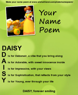 Acrostic Name Poem Wishafriend