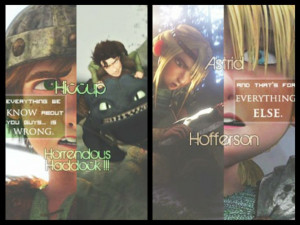 Hiccup and Astrid HTTYD Quotes