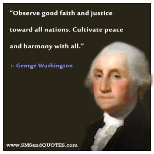 Wise and Famouse Quotes of George Washington on Leadership