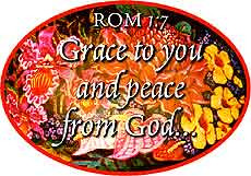 Grace to you and peace from God.
