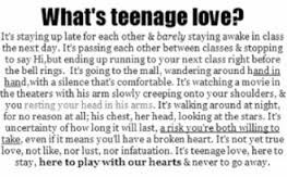 Cute Teenage Love Quotes