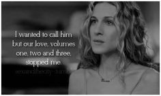 carrie bradshaw love quotes