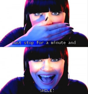 ... jessie j, music, pretty, price tag, quote, singer, smile, song, stop