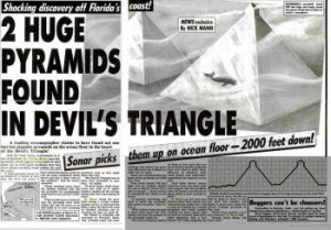 Bermuda Triangle Underwater Pyramids Newspaper