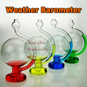 Forecast Rain or Sun Shine Barometer Weather Forecast Color Glass