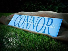 Personalized Childs Name Sign with Quote - Perfect Gift for New Baby ...